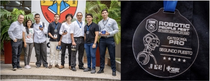 Estudiantes de Ingenier&iacute;a Mecatr&oacute;nica obtienen segundo y quinto puesto en el Botmaster Challenge